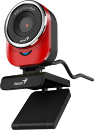 Kamerë për kompjuter Genius QCam 6000, Full HD 1080p, e kuqe