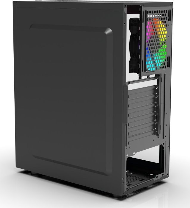 Kuti kompjuteri Inca EMG-15XN, MIDI Tower, ATX micro ATX Mini ATX, e zezë
