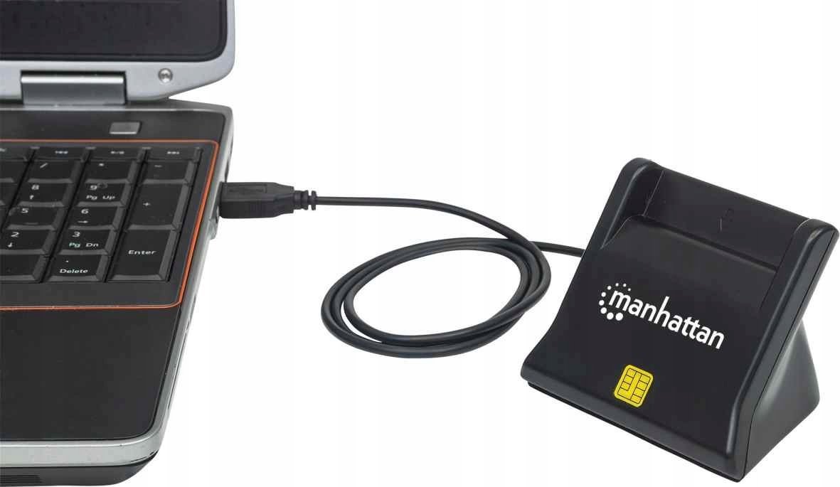 Lexues kartelash Manhattan USB-A Smart SIM, USB 2.0, 480 Mbps, i zi