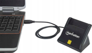 Lexues kartelash Manhattan USB-A Smart SIM, USB 2.0, 480 Mbps, i zi