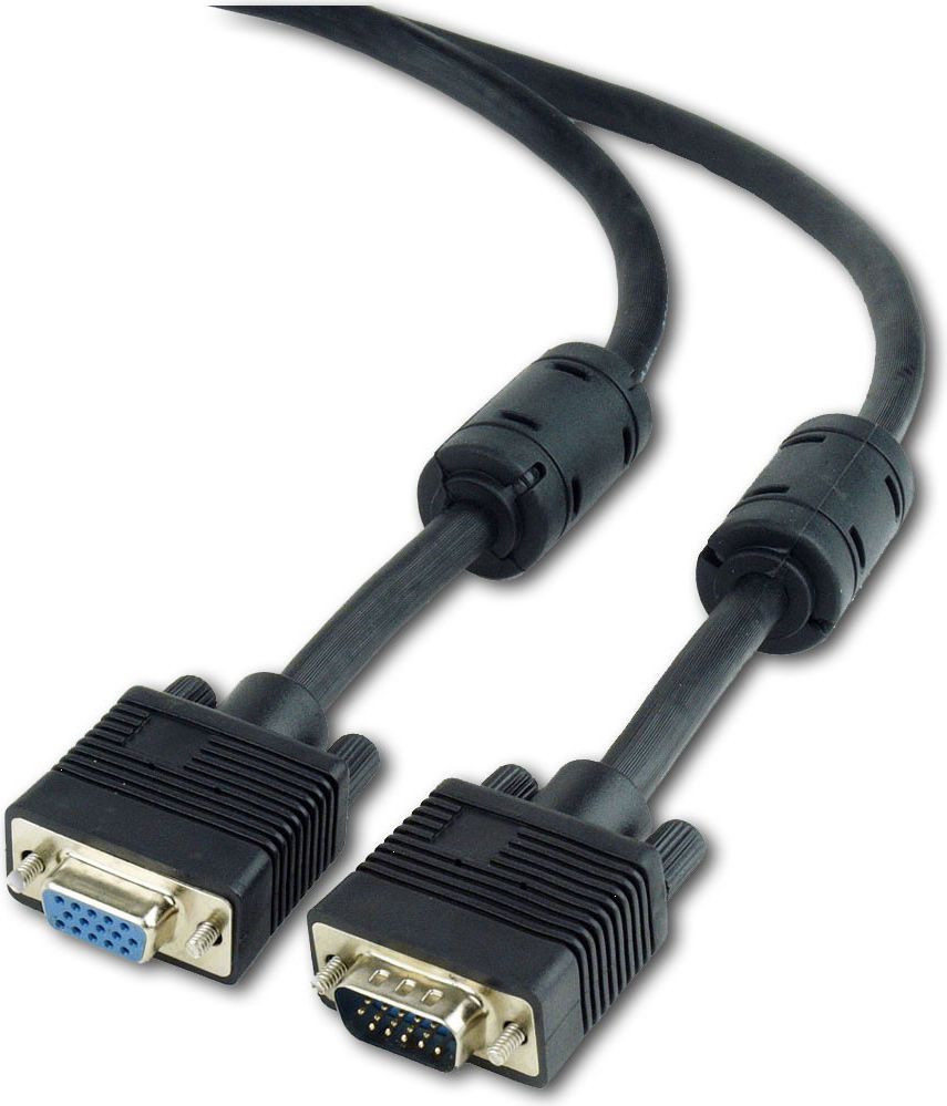Kabllo Gembird D-Sub (VGA) - D-Sub (VGA), 3 cm, e zezë