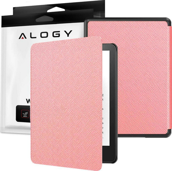 Këllëf për lexues e-book Alogy Smart, 6.8", rozë