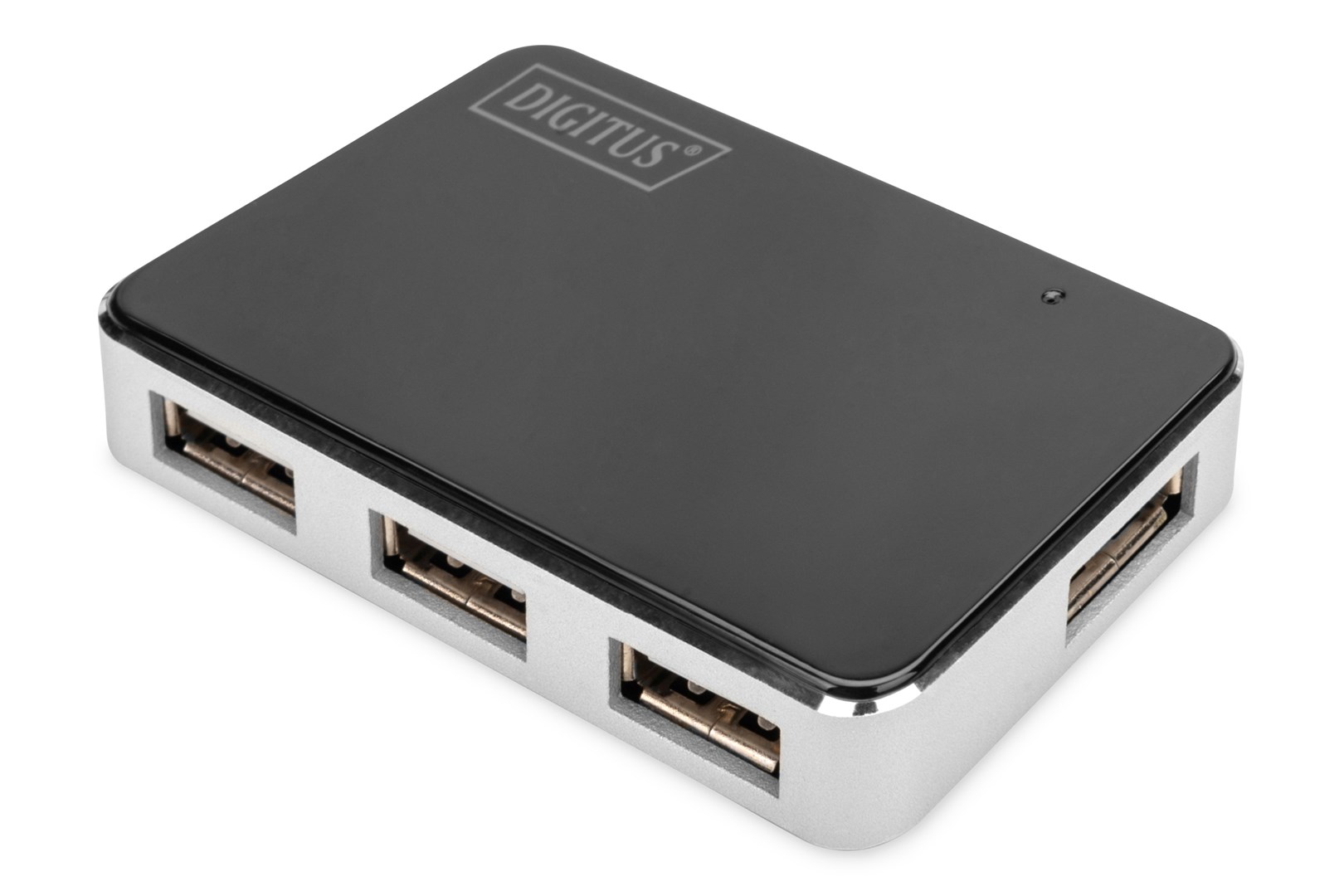 Qendër USB Digitus 4-Port USB 2.0 HighSpeed, e zezë
