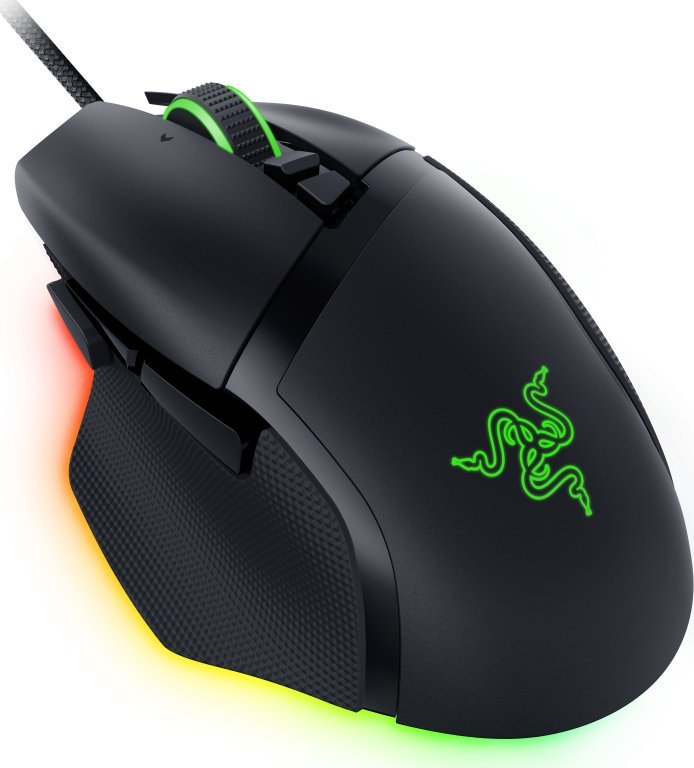 Maus gaming Razer Basilisk V3, 35000 DPI, me kabllo, i zi
