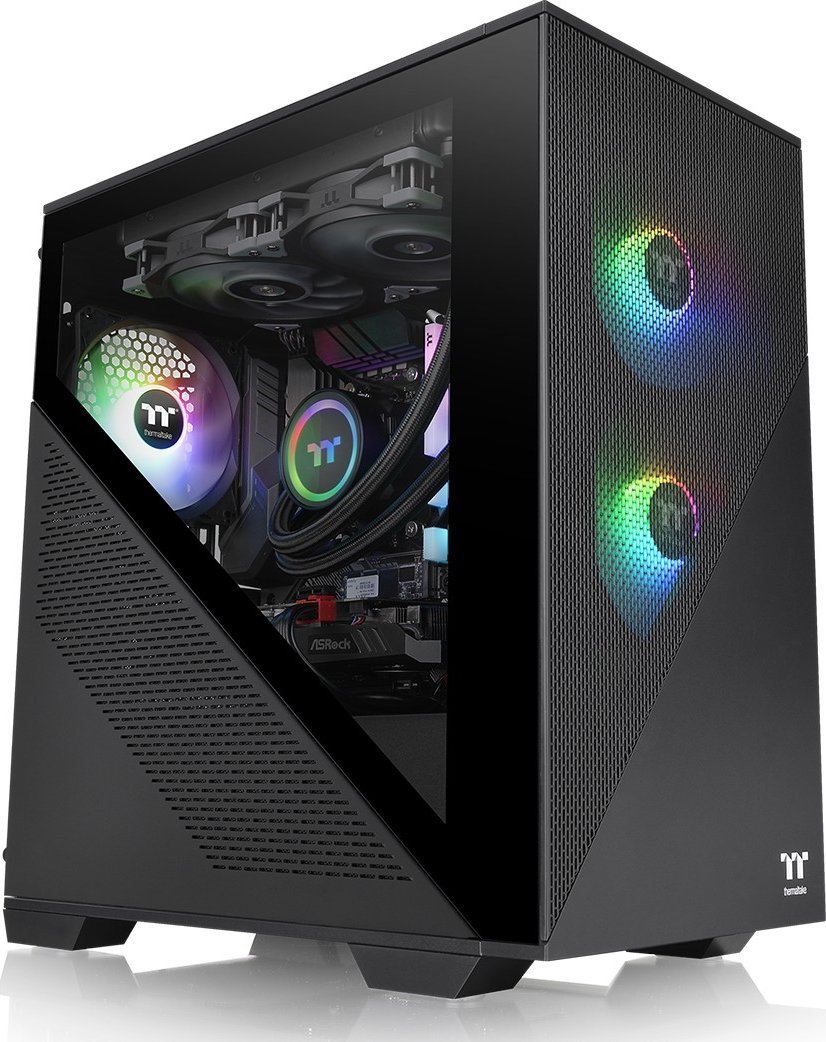 Kasë Thermaltake Divider 170 TG ARGB, Mini Tower
