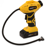 Kompresor dore me bateri Powerplus POWX1700, 18V Li Ion, 8 bar, i verdhë