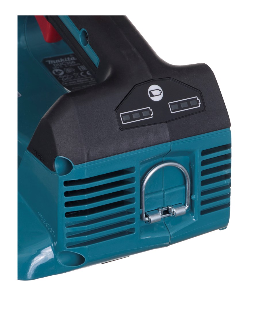 Sharrë me zinxhir Makita DUC356ZB, 2 x 18V, shufër 35 cm, blu e zezë