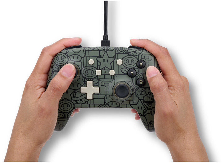 Kontroller PowerA Enhanced Wired Controller, Power-Up Mario (SWITCH)