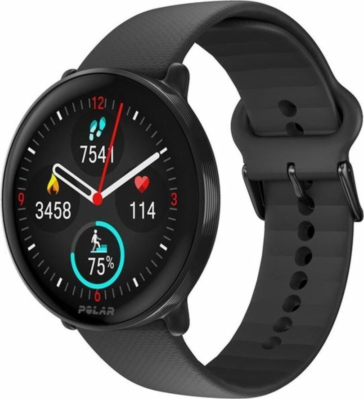 Спортски часовник Polar Ignite 3, GPS, следење на сон, црн
