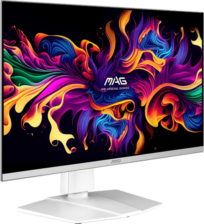 Monitor MSI MAG 272QPW X28, 28", QD OLED WQHD, 280Hz, i bardhë