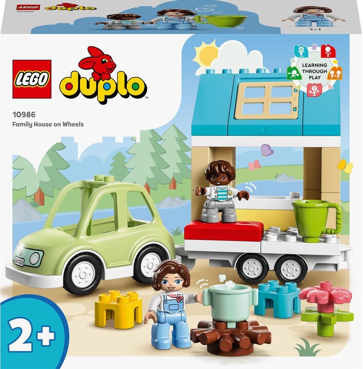 Set LEGO® DUPLO® 10986 Mobile Family House, 31 pjesë