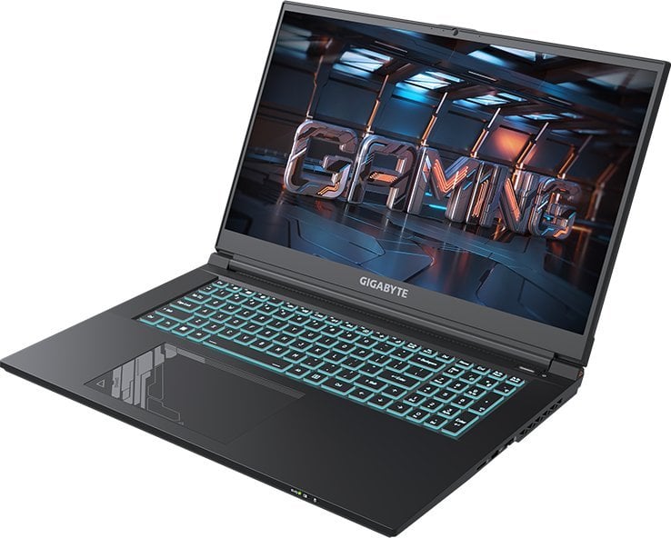 Laptop GIGABYTE G7 KF, 17.3", Intel Core i5 12500H, 32 GB RAM, 512 GB SSD, NVIDIA GeForce RTX 4060, i zi