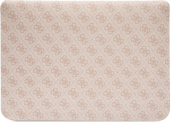 Футрола за лаптоп Guess 4G Smooth, 13/14", PU, розова