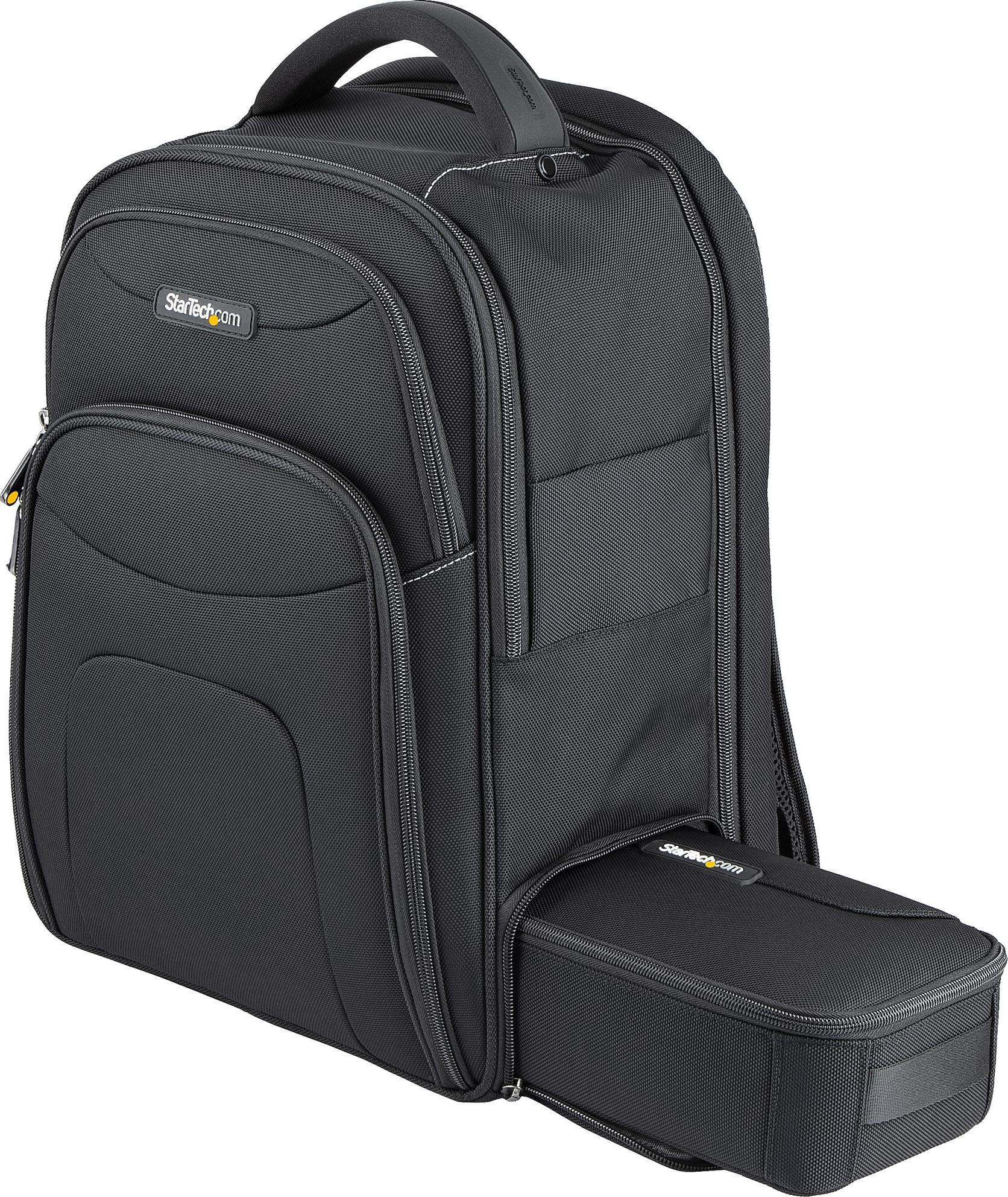 Çantë shpine për laptop StarTech 15.6", me organizues aksesorësh, ergonomike, e zezë