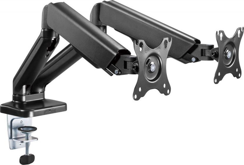 Mbajtëse tavoline për 2 monitorë Techly ICA-LCD 462B, 17"-32", e zezë