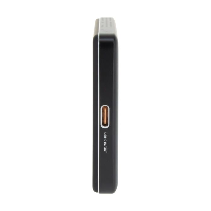 Dviced Qi2 Ultrathin MagSafe Power Bank 5000mAh, Black