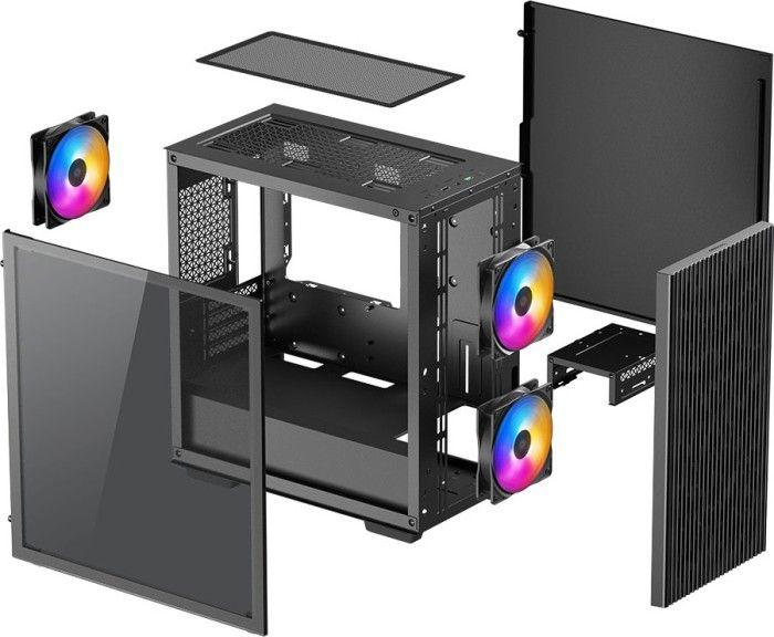 [OUTLET] Kasë Deepcool MATREXX 40 3FS ARGB, Mini Tower