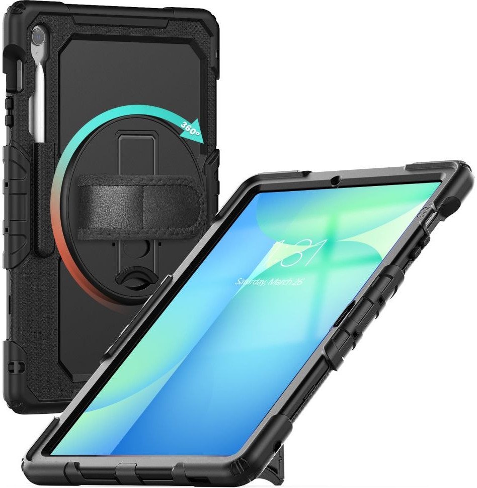 Mbështjellës tabletë Tech-Protect Solid, Galaxy Tab S10 FE+ 13.1 X620 X626B, i zi