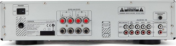Amplifikator Aiwa AMU-120BTSL, Hi-Fi, Bluetooth, argjendtë