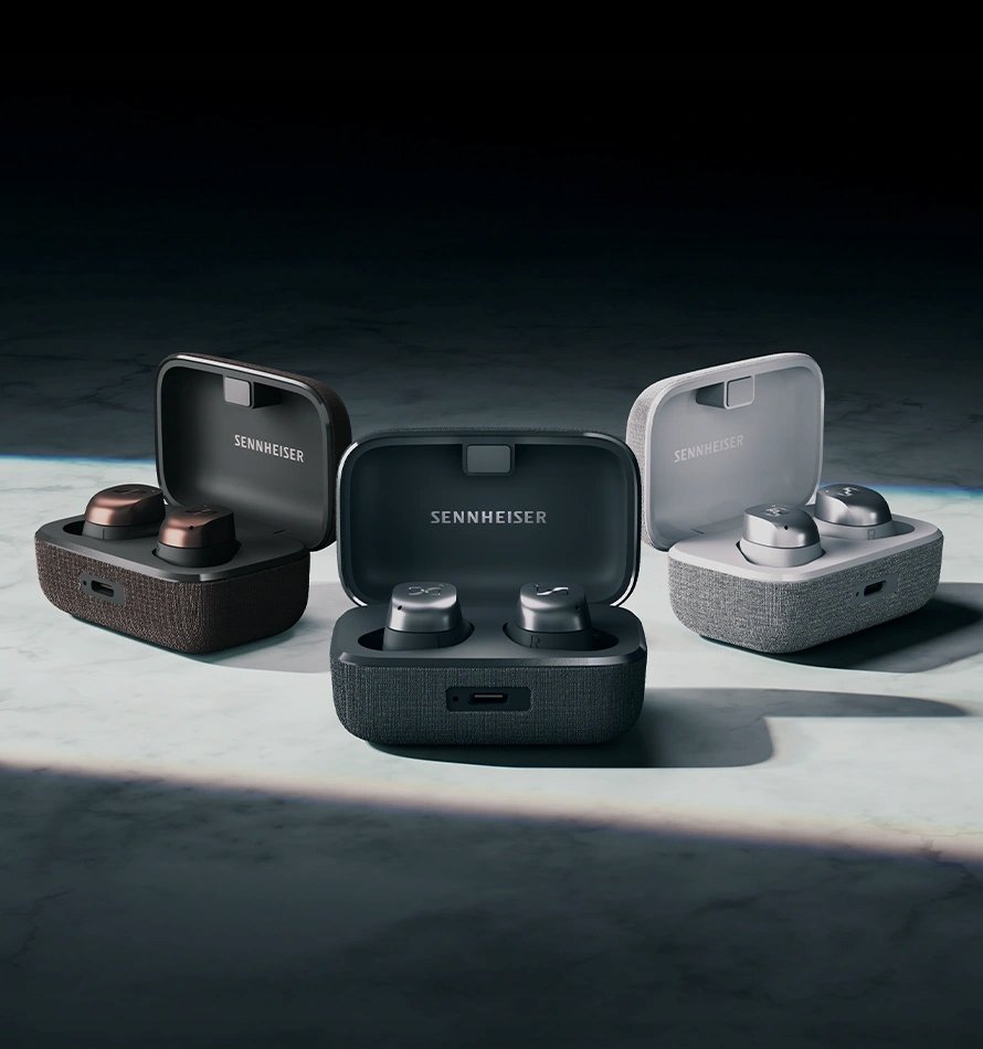 Kufje in ear Sennheiser Momentum True Wireless 4, Bluetooth, ANC, bardh e argjendtë