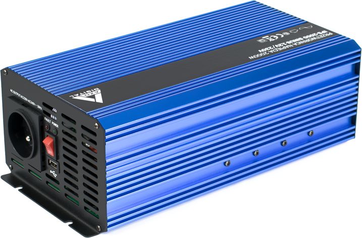 Konvertues Azo SINUS, 12V/230V, 2000W