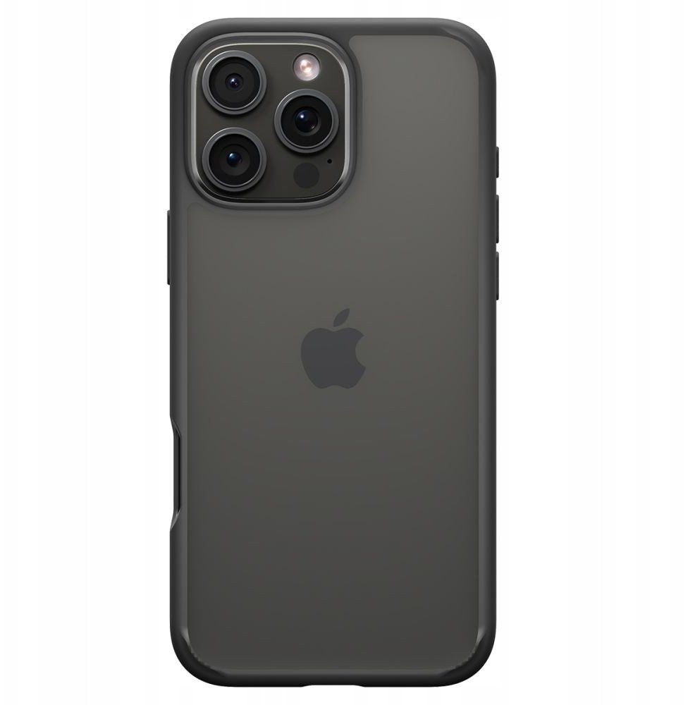 Mbulesë telefoni Spigen Ultra Hybrid MagSafe për iPhone 17 Air, transparente, e zezë matte