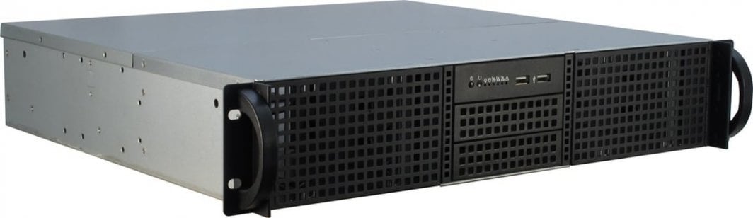 Кабинет за рафт Интер-Тех IPC 2U-20240, 2U, 19", црн