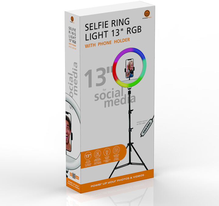 Tripod me dritë Powerton 13", RGB