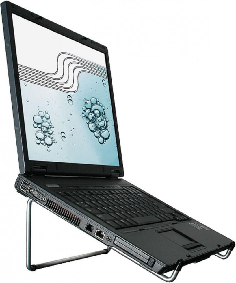 Qëndrim laptopi R-Go Tools R-Go Steel Basic, metalik, i argjendtë