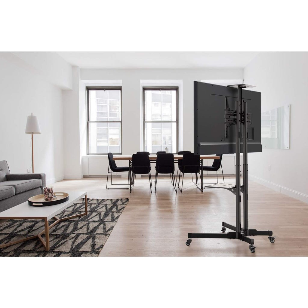 Mbajtës për TV dhe monitor Manhattan, 37-65", VESA 200x200 - 600x400mm, 40kg, i zi