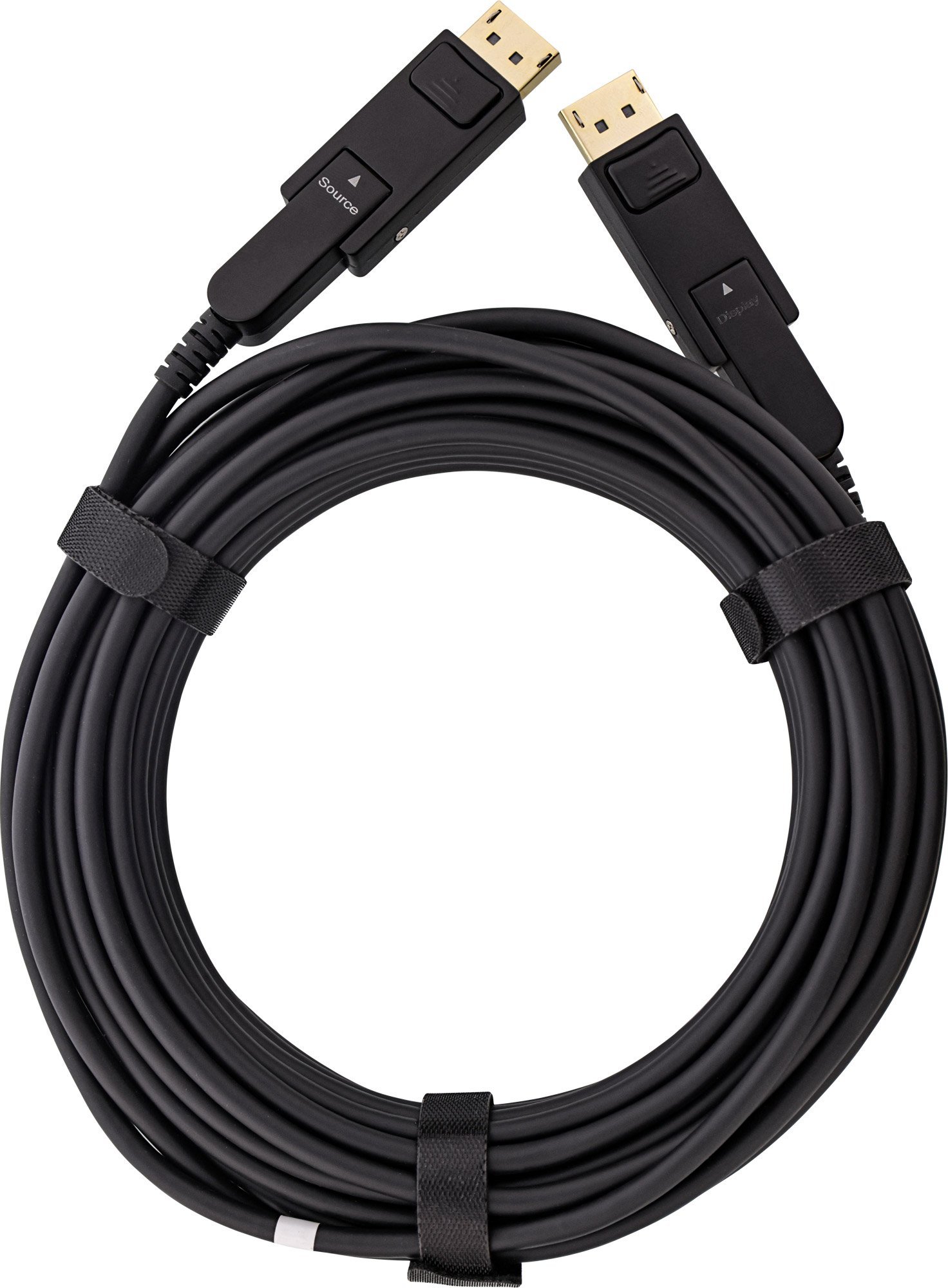 Kabllo DisplayPort InLine AOC 1.4, 8K, 30m, e zezë