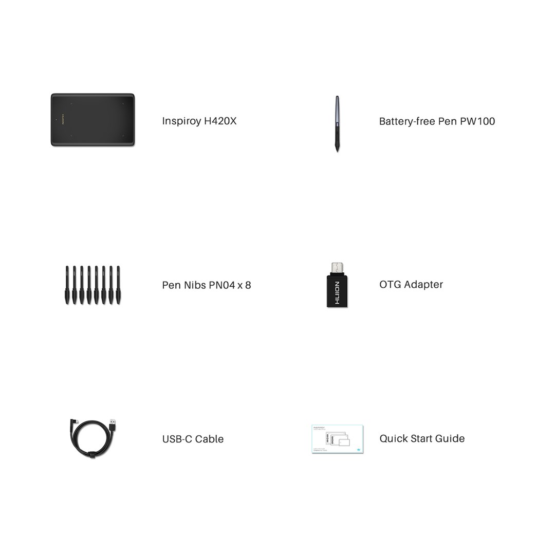 Tablet grafik Huion Inspiroy H420X