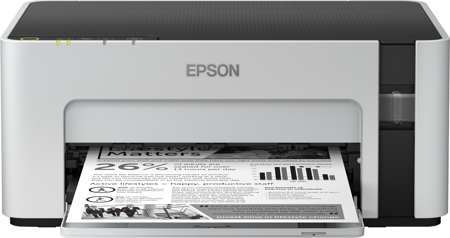 Printer Epson EcoTank ET-M1120, A4, 1440x720 DPI, i zi/i hirtë