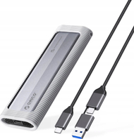Надворешно куќиште за SSD M.2 NVMe Orico AXM2 G2, USB C 10Gb/s, до 8TB, сиво