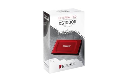 SSD i jashtëm Kingston SXS1000, 1TB, USB 3.2 Gen 2x2 Type C, i kuq