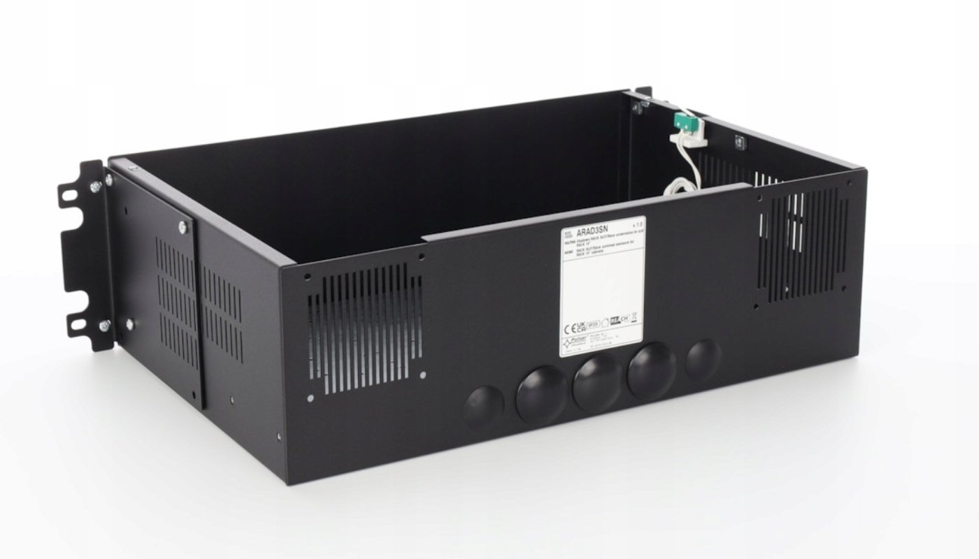 Rast rack Pulsar ARAD3SN, 3U, thellësi 270mm, i zi