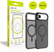 Mbrojtëse telefoni Easy Hybrid MagSafe, për iPhone Air, transparente, mat, e zezë