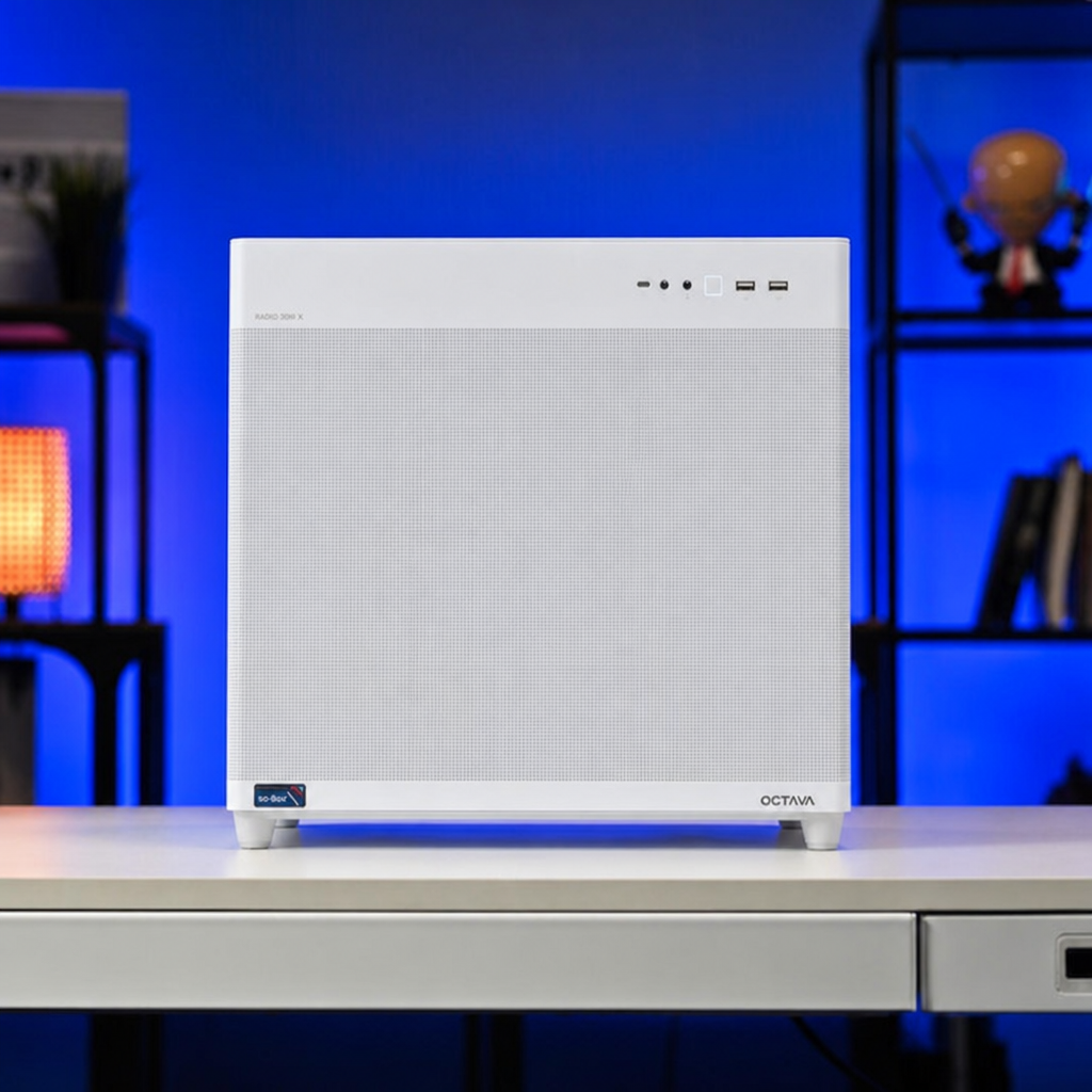 Kompjuter gaming Actina Ryzen 7 8700F, 32GB DDR5, 1TB SSD, Radeon RX 9070 XT, i bardhë