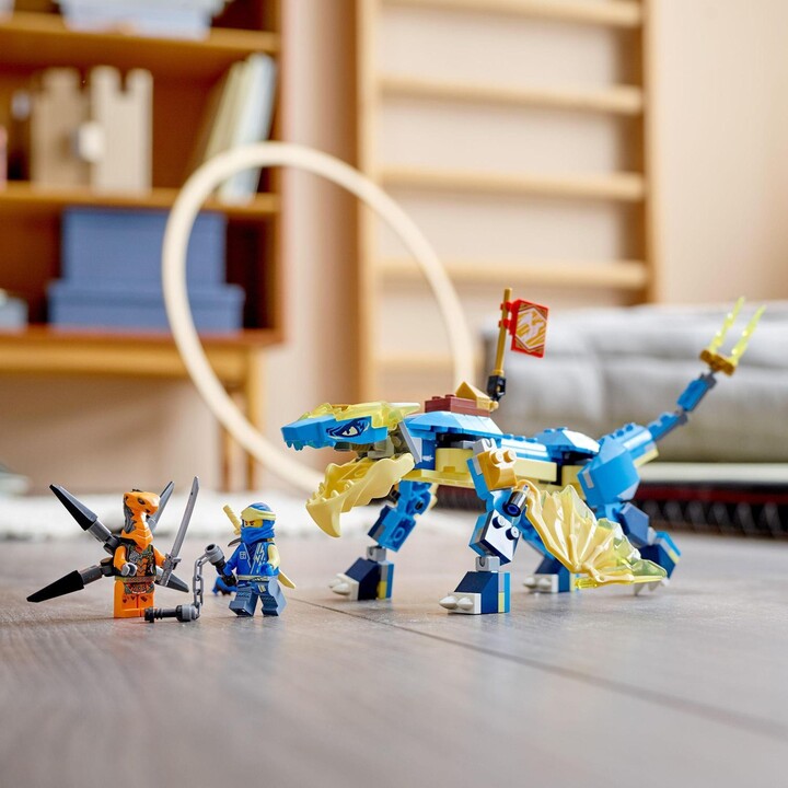 Играчка LEGO® NINJAGO® 71760 Jay's Storm Dragon EVO