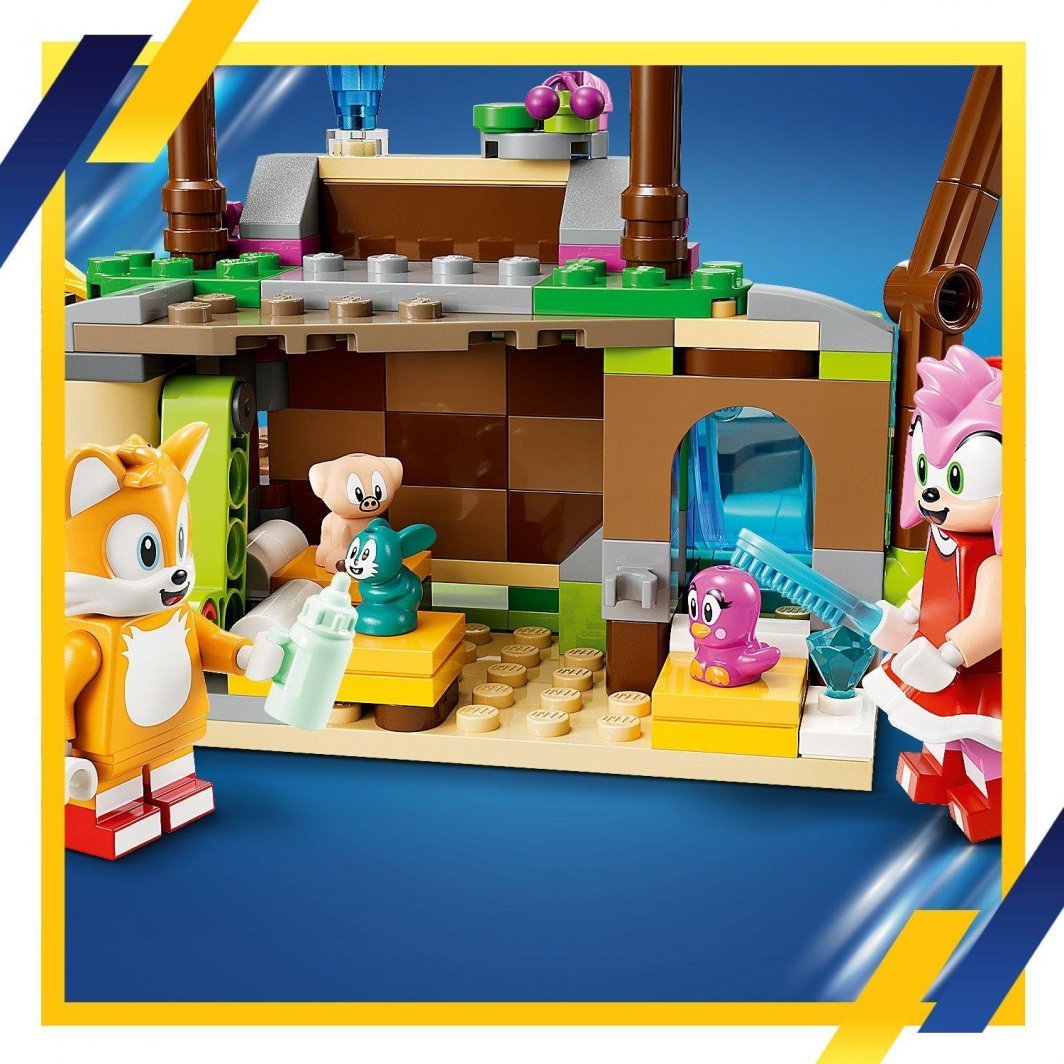 Set LEGO® Sonic the Hedgehog™ 76992 Amy's Animal Rescue Island, 388 pjesë
