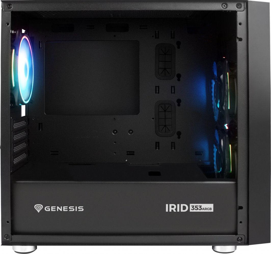 Куќиште за компјутер Genesis Irid 353 ARGB, Micro Tower