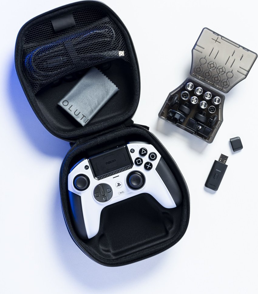 Kontroller Nacon PS5 Revolution 5 Pro, wireless, i bardhë