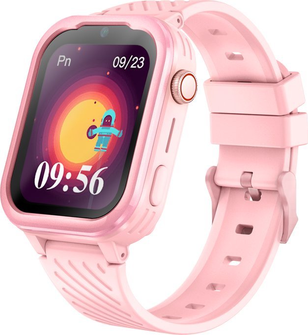 Ora inteligjente për fëmijë Garett Kids Essa 4G, ekran 1.83", GPS, rozë