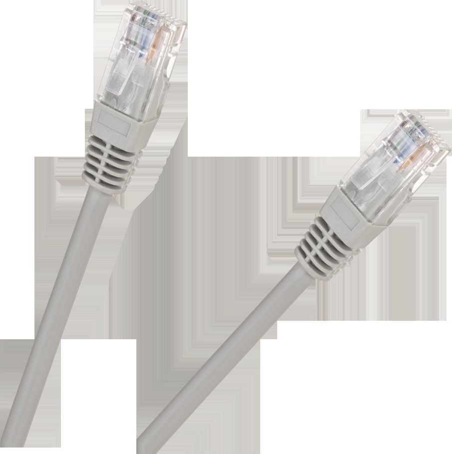 Kabllo rrjeti Patchcord UTP CAT5E, 3m, RJ45, gri