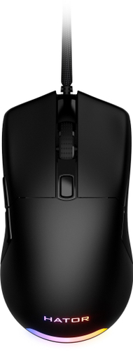 Maus gaming Hator HTM-510 Pulsar 2, 6200dpi, me kabllo, i zi