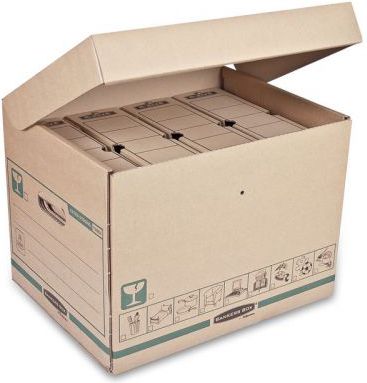 Kuti magazinimi Fellowes Extra Strong Medium, kapacitet 35kg, karton i bardhë