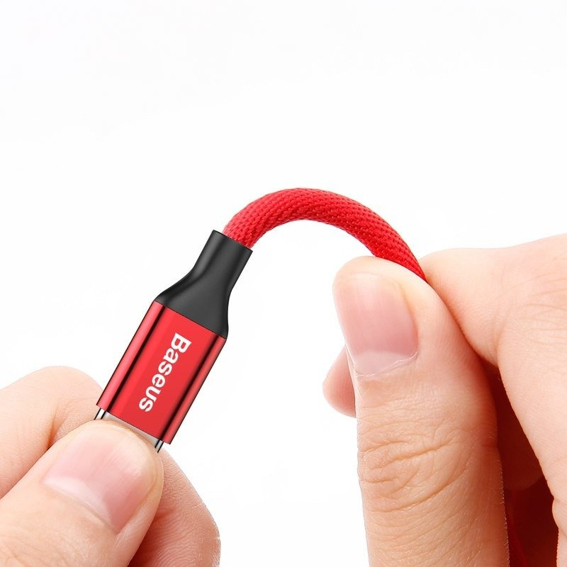 Kabllo USB Baseus CALYW-A09, USB-A në Lightning, 1.8 m, e kuqe