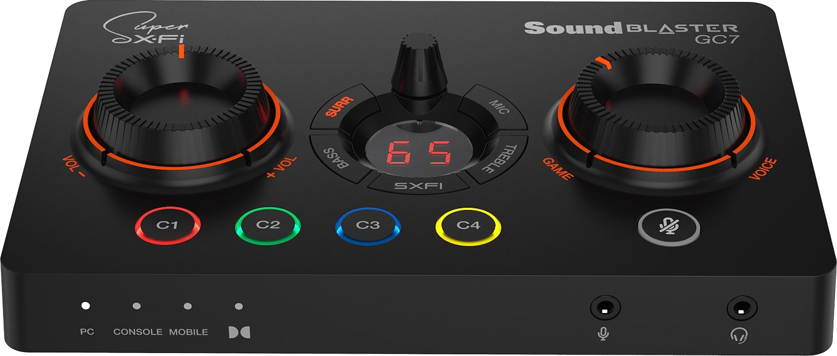 Kartë zanore Creative Sound Blaster GC7, eksternale, 24 bit 192 kHz, e zezë