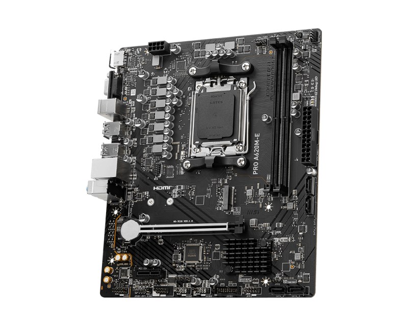 Pllakë amë MSI PRO A620M-E, mATX, AM5, e zezë