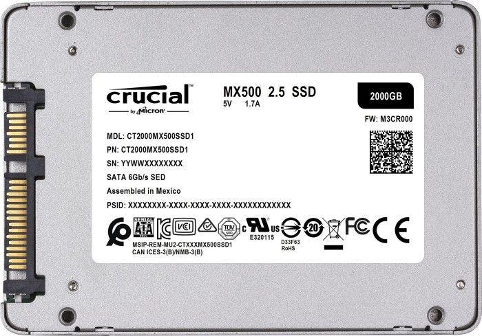 Disk SSD Crucial MX500, 4TB, 2.5" SATA III